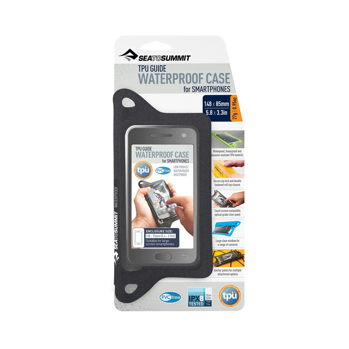 Sea to Summit TPU Guide Waterproof Smartphone Case in two sizes