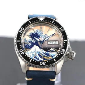 SEIKO SKX007 Great Wave Mod #XXX355