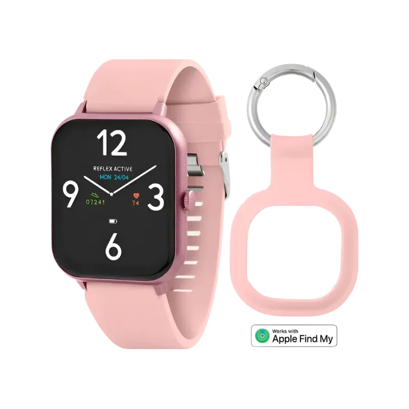 Series 17 Reflex Active Pink Smart Watch & Active Tag Gift Set