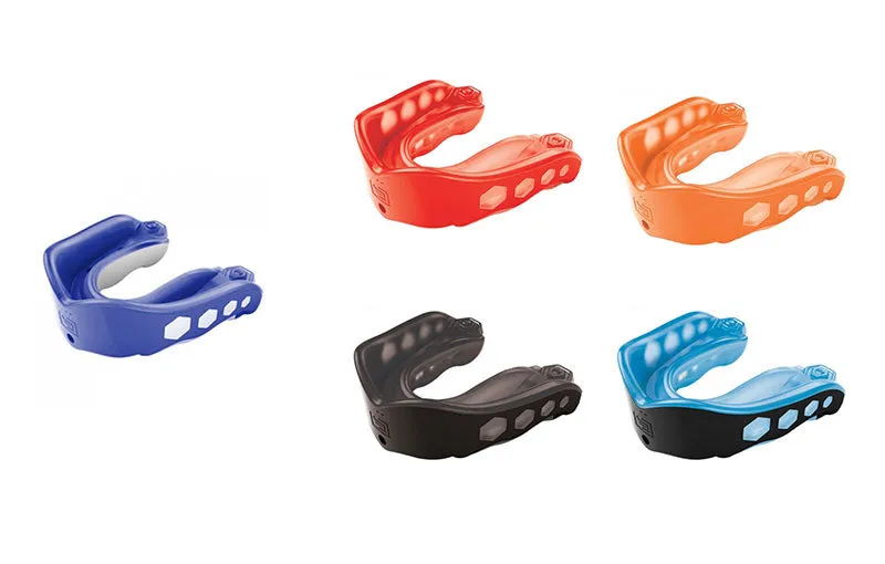 SHOCK DOCTOR GEL MAX SPORTS MUAY THAI BOXING MMA MOUTHGUARD Senior Age 11  5 Colours