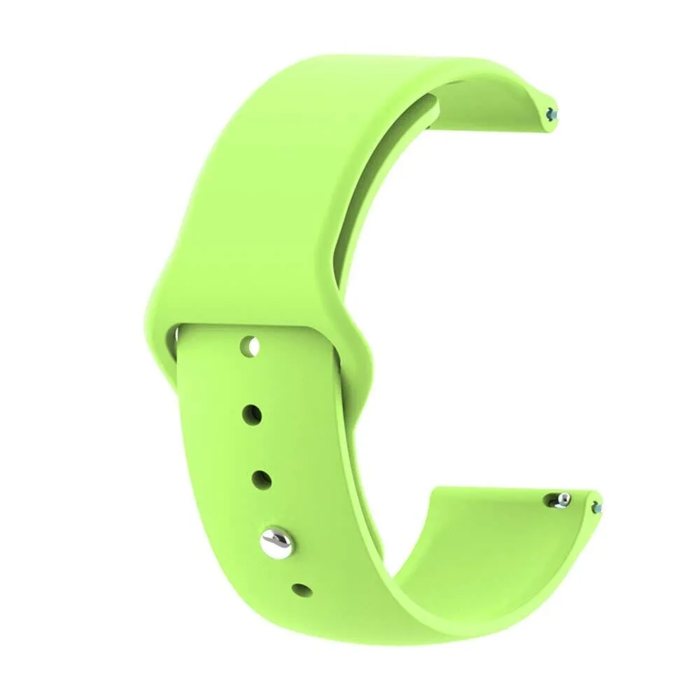 Silicone Button Style Watch Straps Compatible with Casio MDV-107