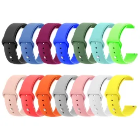 Silicone Button Style Watch Straps Compatible with Huawei Watch Fit 3