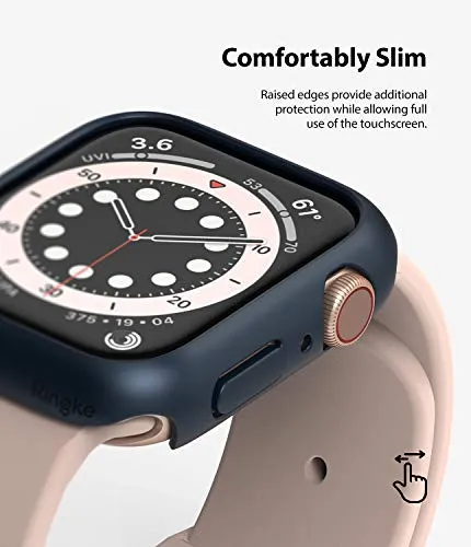 Slim Case Compatible with Apple Watch Series 6 / 5 / 4 / SE 44mm (2 Pack)