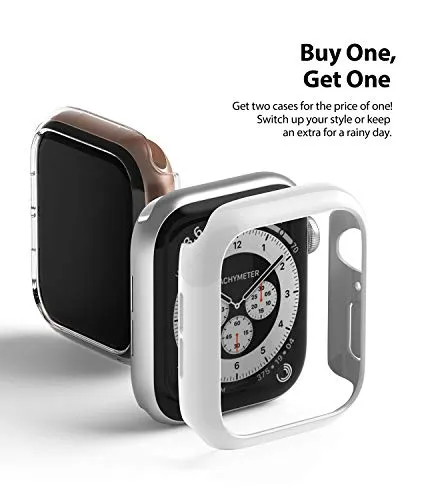 Slim Case Compatible with Apple Watch Series 6 / 5 / 4 / SE 44mm (2 Pack)