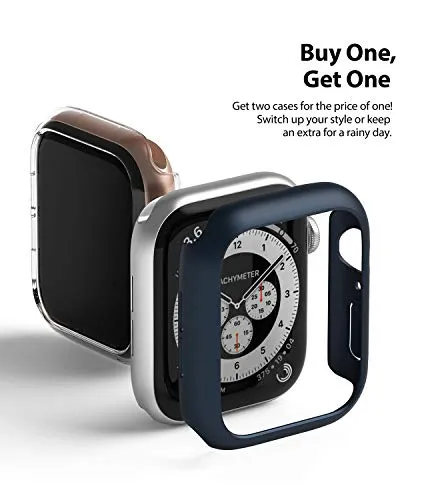 Slim Case Compatible with Apple Watch Series 6 / 5 / 4 / SE 44mm (2 Pack)