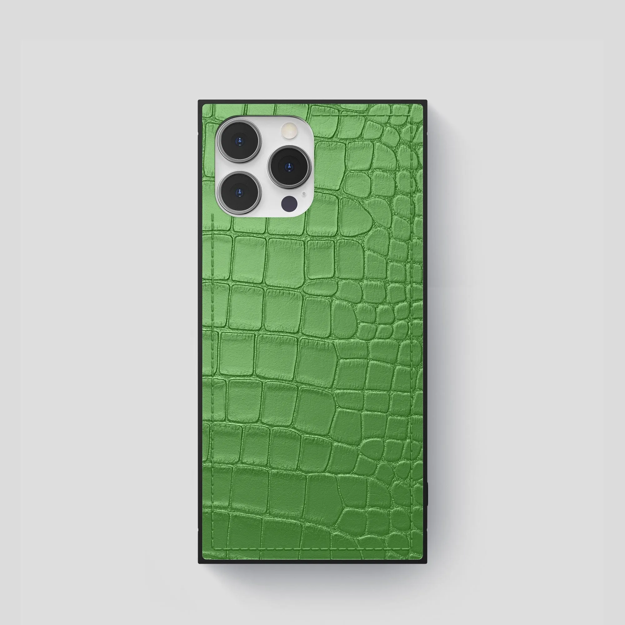 Square Case For iPhone 13 Pro In Alligator