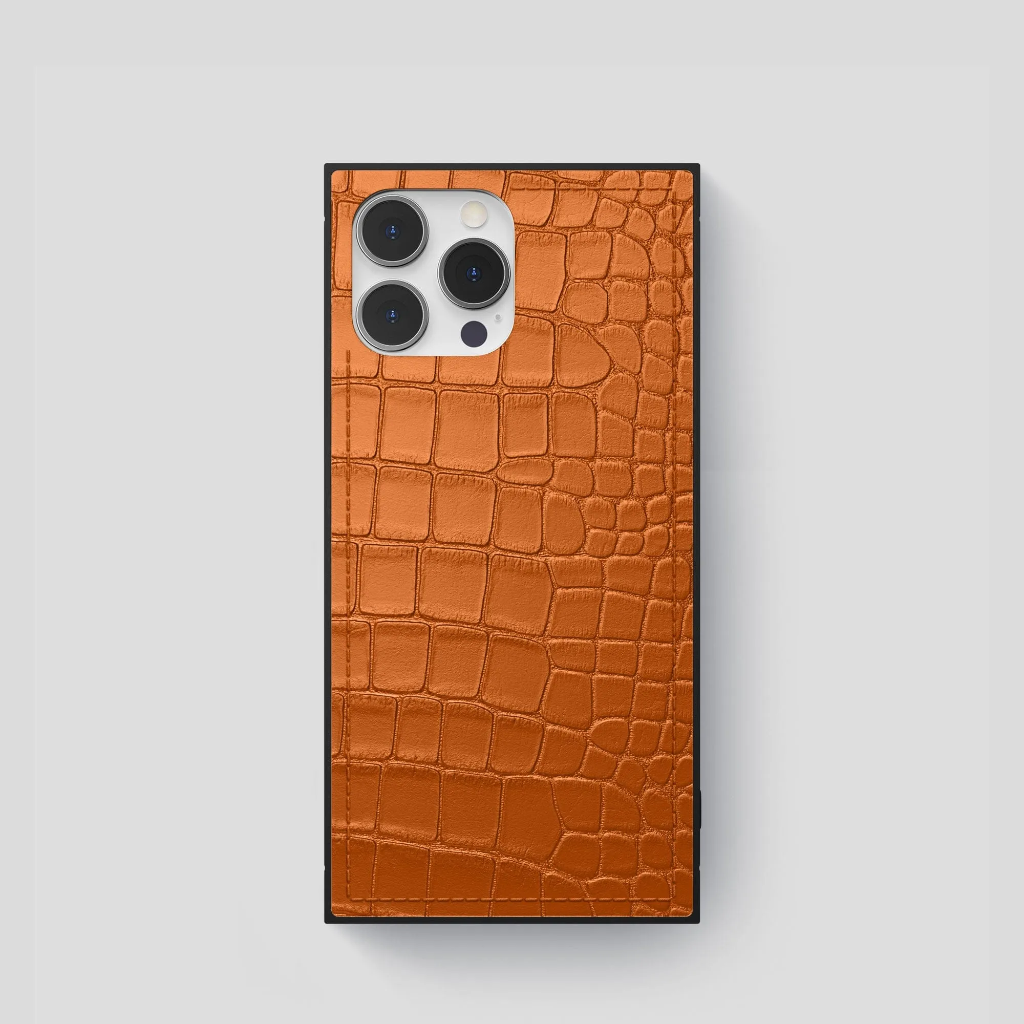 Square Case For iPhone 13 Pro In Alligator