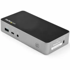 StarTech.com USB-C Dock - Dual Monitor 1080p HDMI Laptop Docking Station - 60W Power Delivery - 1x USB-C, 3x USB-A, GbE - Mac & Windows