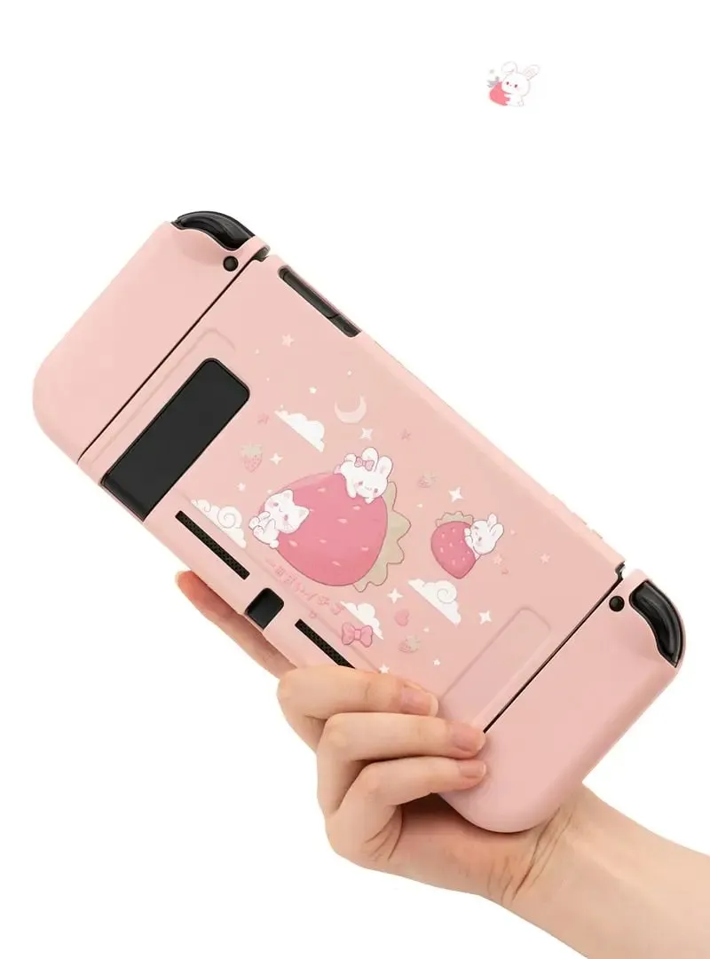 Strawberry Bunnies Case - Nintendo Switch