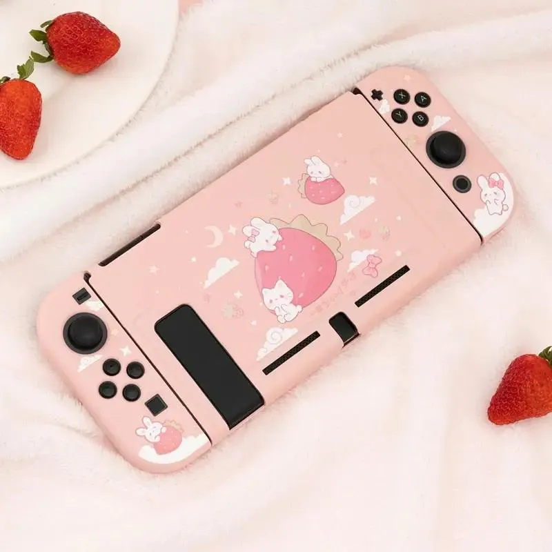 Strawberry Bunnies Case - Nintendo Switch