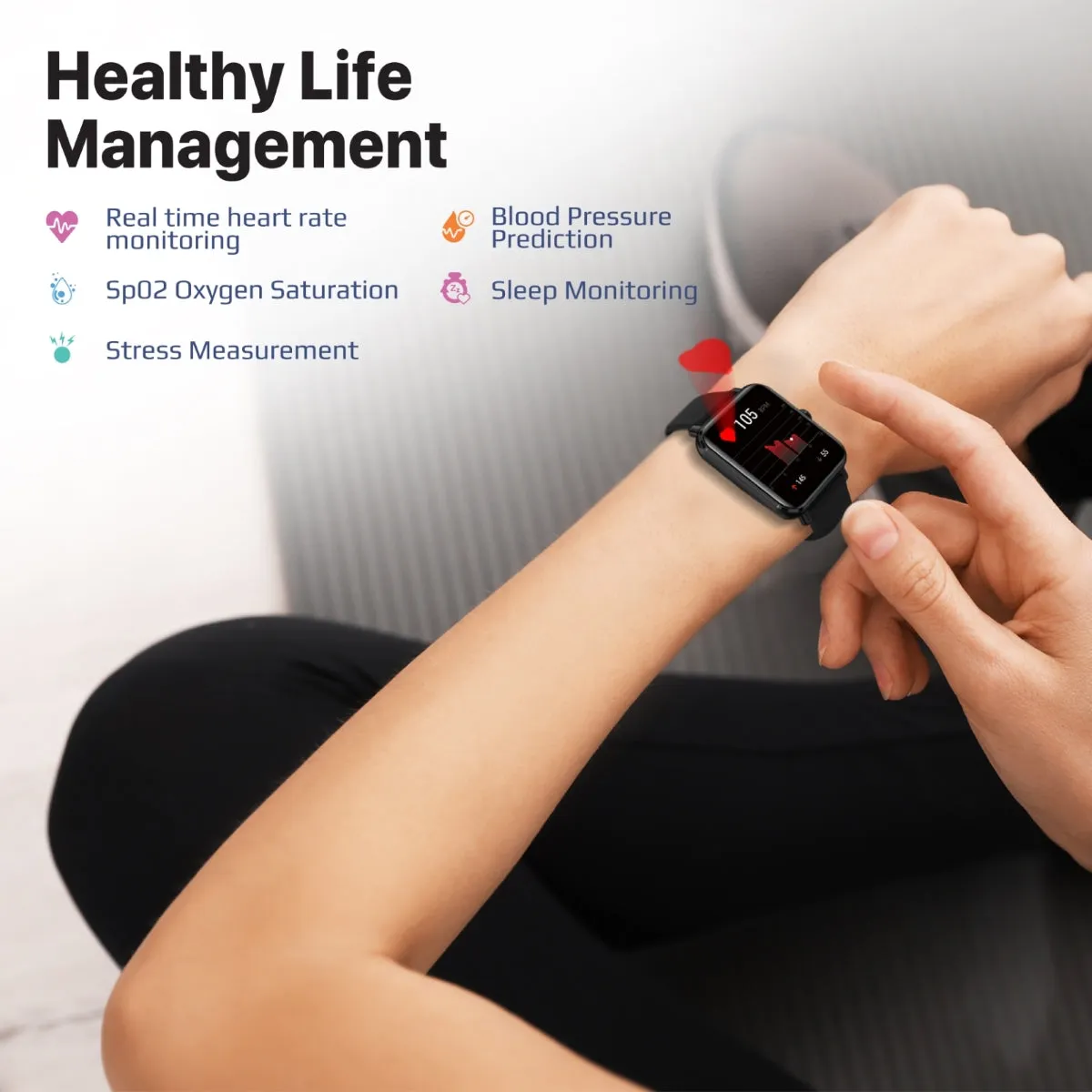 SuperFit™ Smartwatch with Media Storage