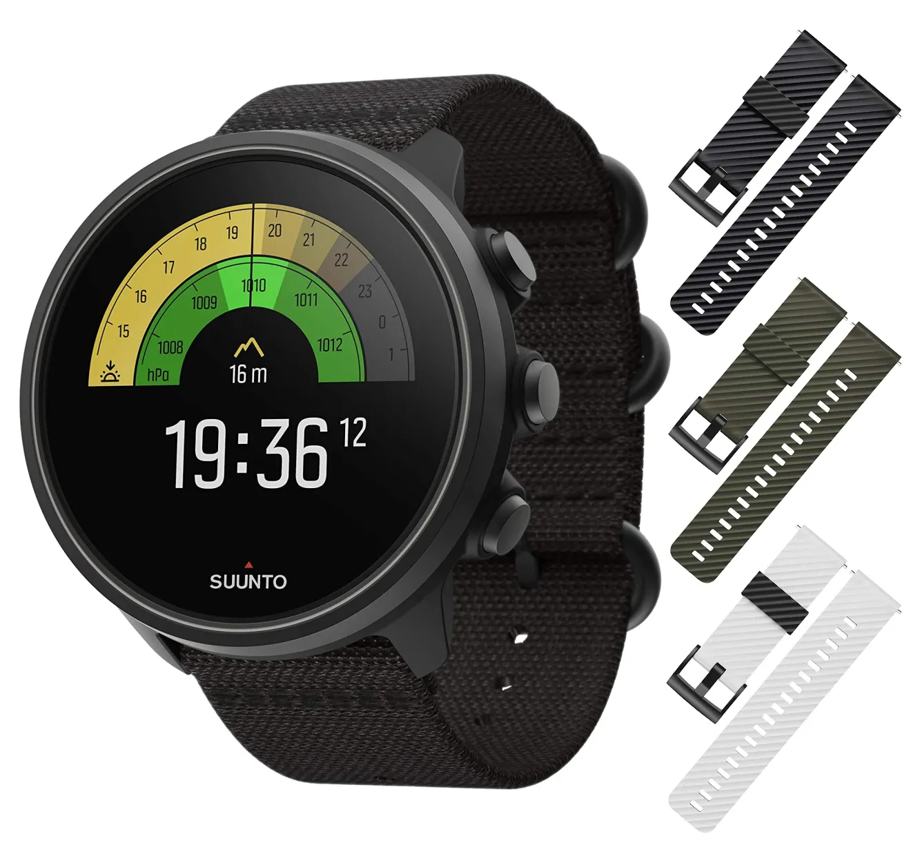 SUUNTO 9 Baro, GPS Sports Watch Smartwatch, Titanium