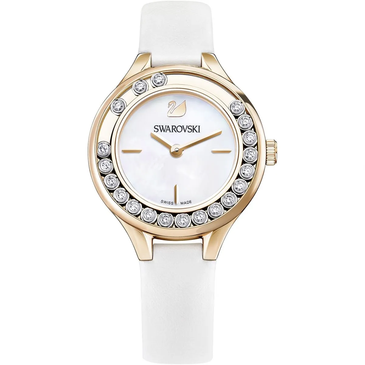 Swarovski Watch Lovely Crystals Rose Gold White 5242904