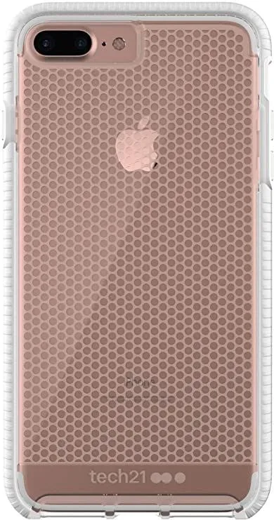 Tech 21 Evo Mesh for iphone 7/8 Plus Clear/White T21-5426