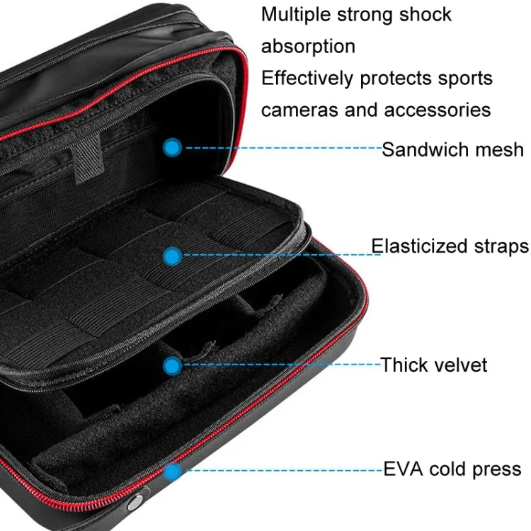 TELESIN GP-PRC-278-02 Upgraded Expanded Version Camera Portable Handheld Storage Bag Sports Camera Case