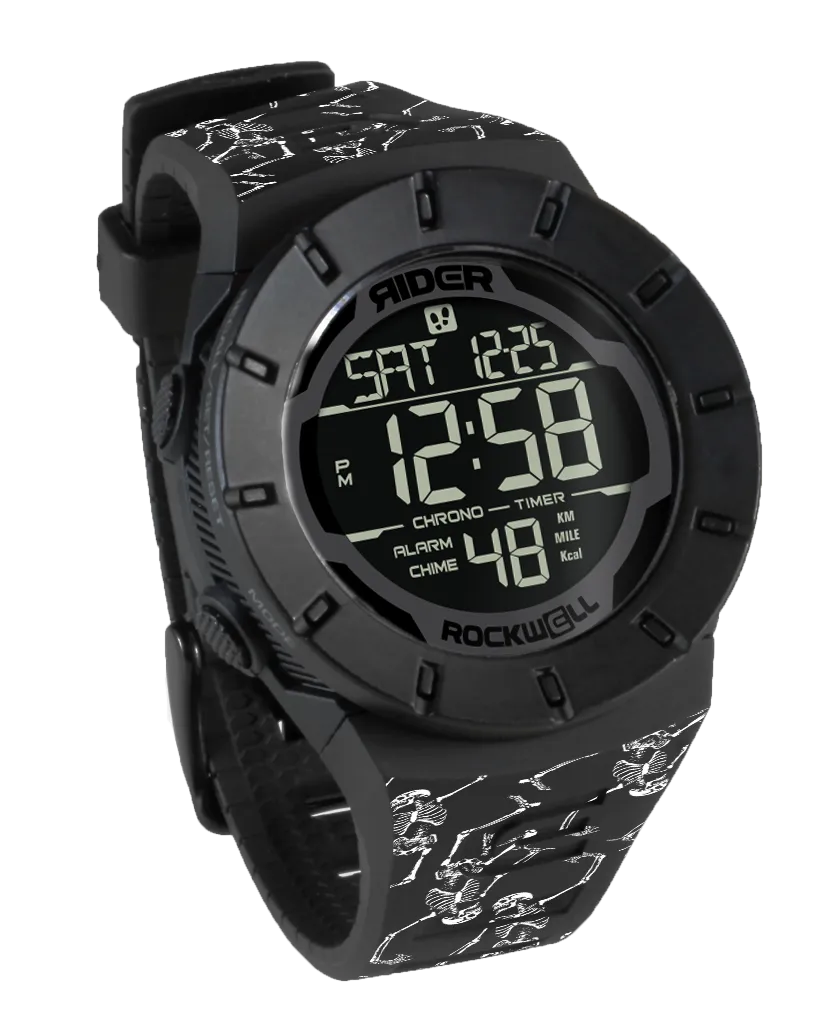 The Coliseum Fit™ - Skeleton Pattern FORUM EDITION (Phantom Black) Watch