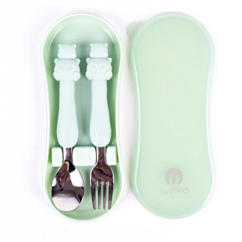 TierZero Silicone Spoon & Fork Set   Case