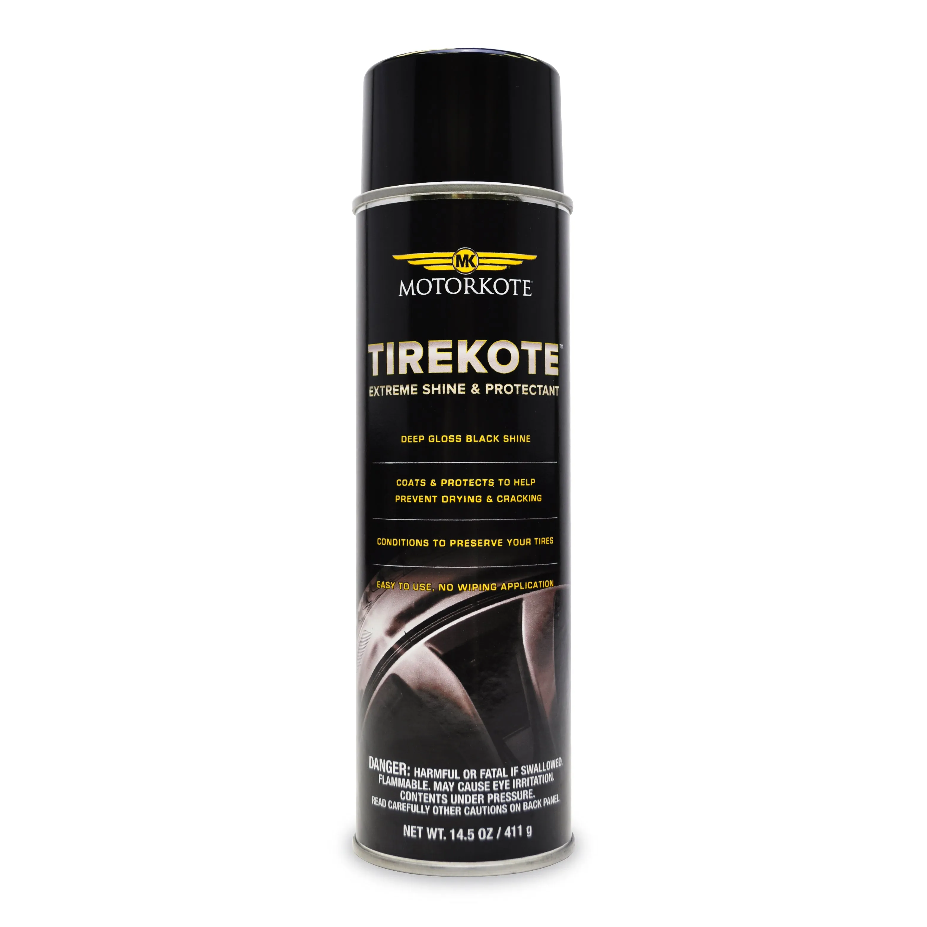 TireKote MotorKote Extreme Tire Shine & Protectant, longer lasting 14.5 oz