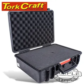 TORK CRAFT HARD CASE 460X355X175MM OD WITH FOAM BLACK WATER & DUST PROOF 433015 PLC1580