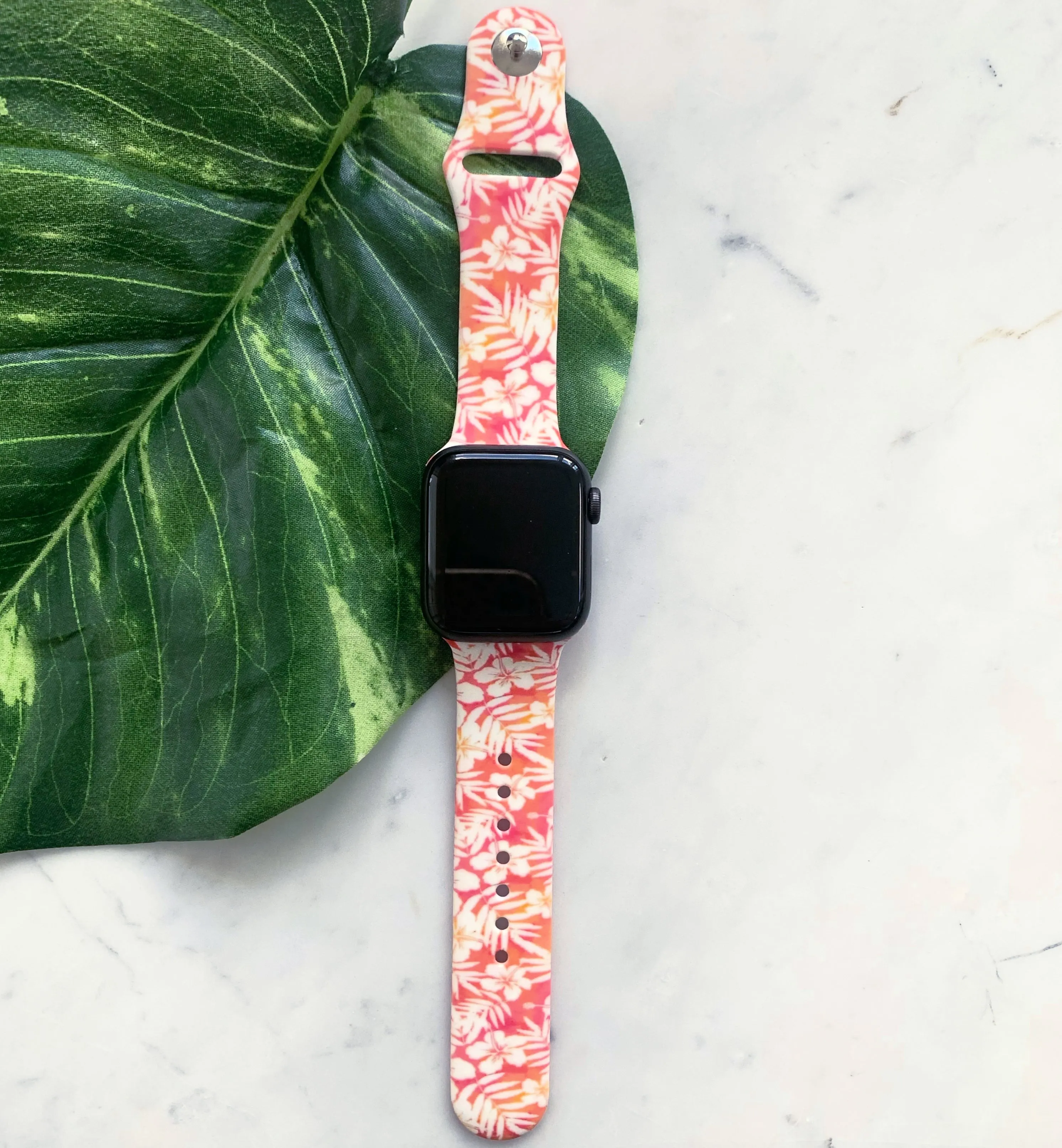 Tropical Floral Apple Watch Bands