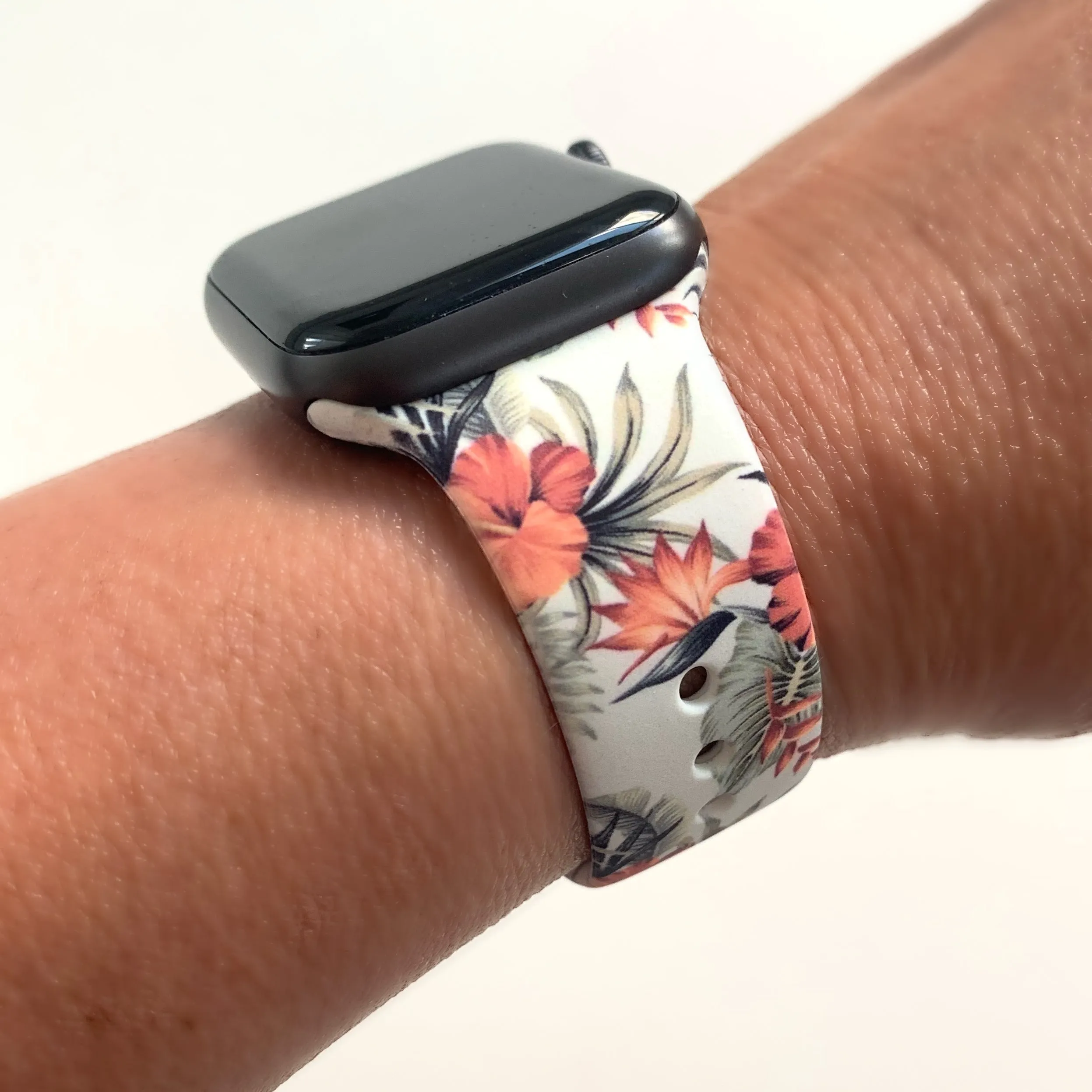 Tropical Floral Apple Watch Bands