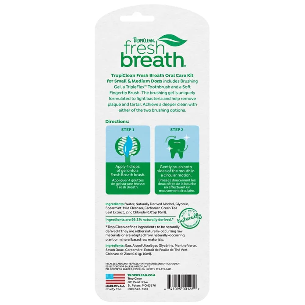 Tropiclean Fresh Breath Oral Care Traditional Kit for Puppies