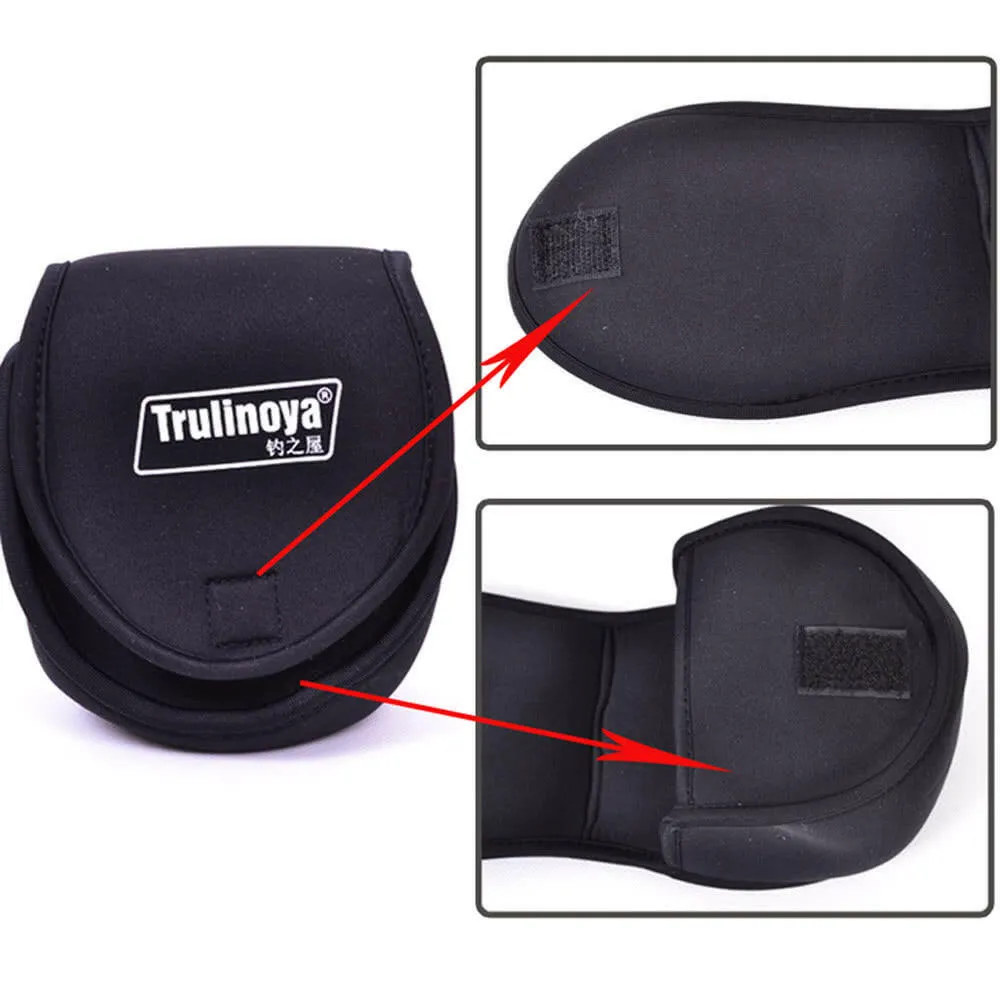 Trulinoya Fishing Reel Bag Protective Cover Spinning Reel Protective Case