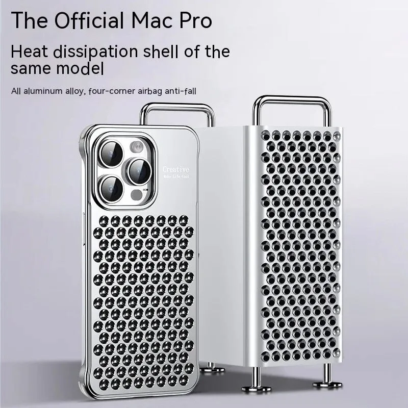 Ultra Thin Heat Dissipation Metal Aluminum Alloy Phone Case For iPhone