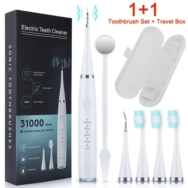 Ultrasonic Dental Scaler Teeth Whitening Electric Dental Calculus Remover Teeth Whitener Oral Care Ultrasonic Dental Cleaner 0ral irrigator