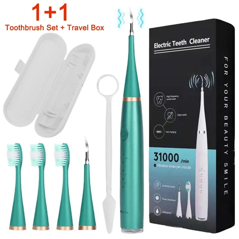 Ultrasonic Dental Scaler Teeth Whitening Electric Dental Calculus Remover Teeth Whitener Oral Care Ultrasonic Dental Cleaner 0ral irrigator