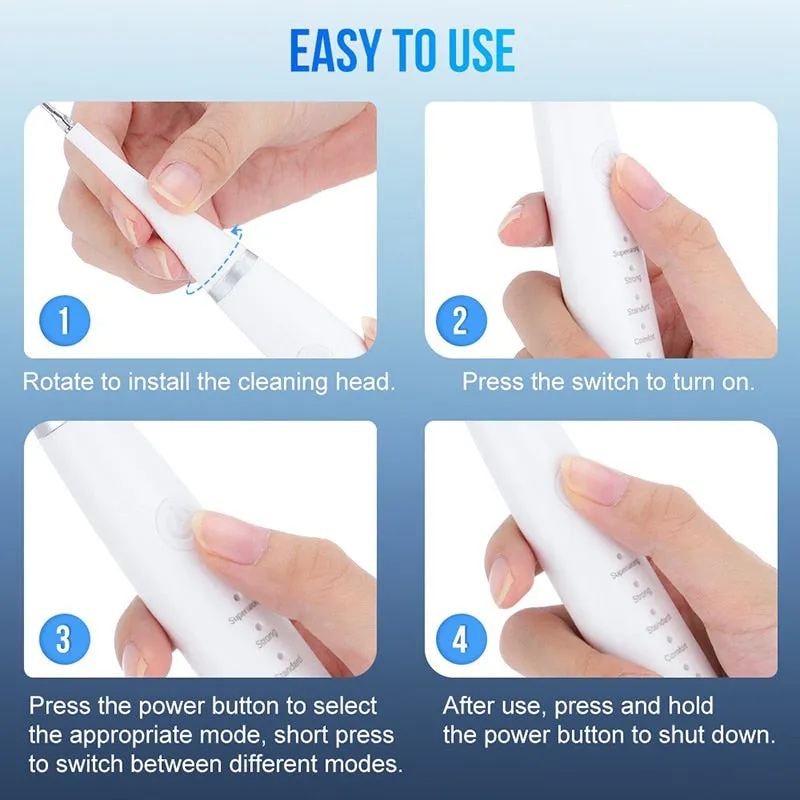 Ultrasonic Dental Scaler Teeth Whitening Electric Dental Calculus Remover Teeth Whitener Oral Care Ultrasonic Dental Cleaner 0ral irrigator