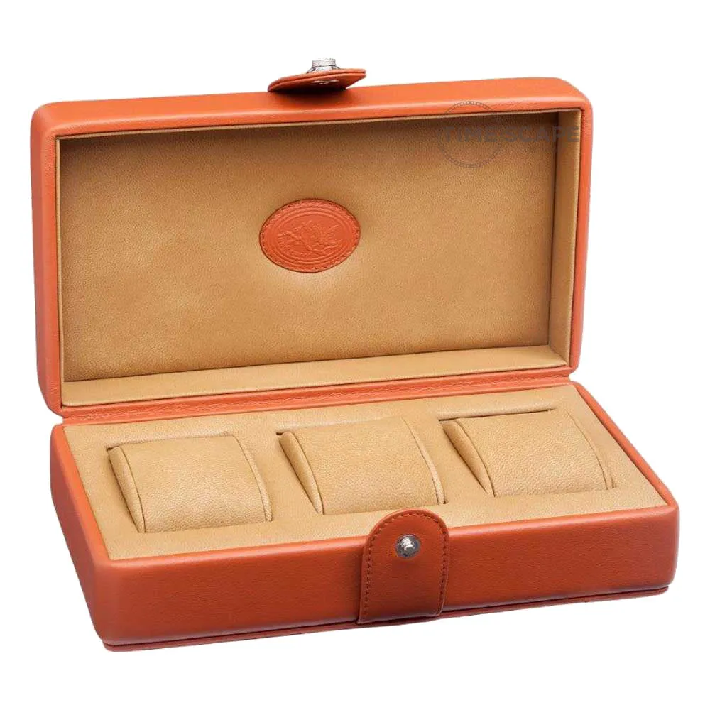 UNDERWOOD (LONDON) - Triple Leather Watch Box  | UN209/TAN