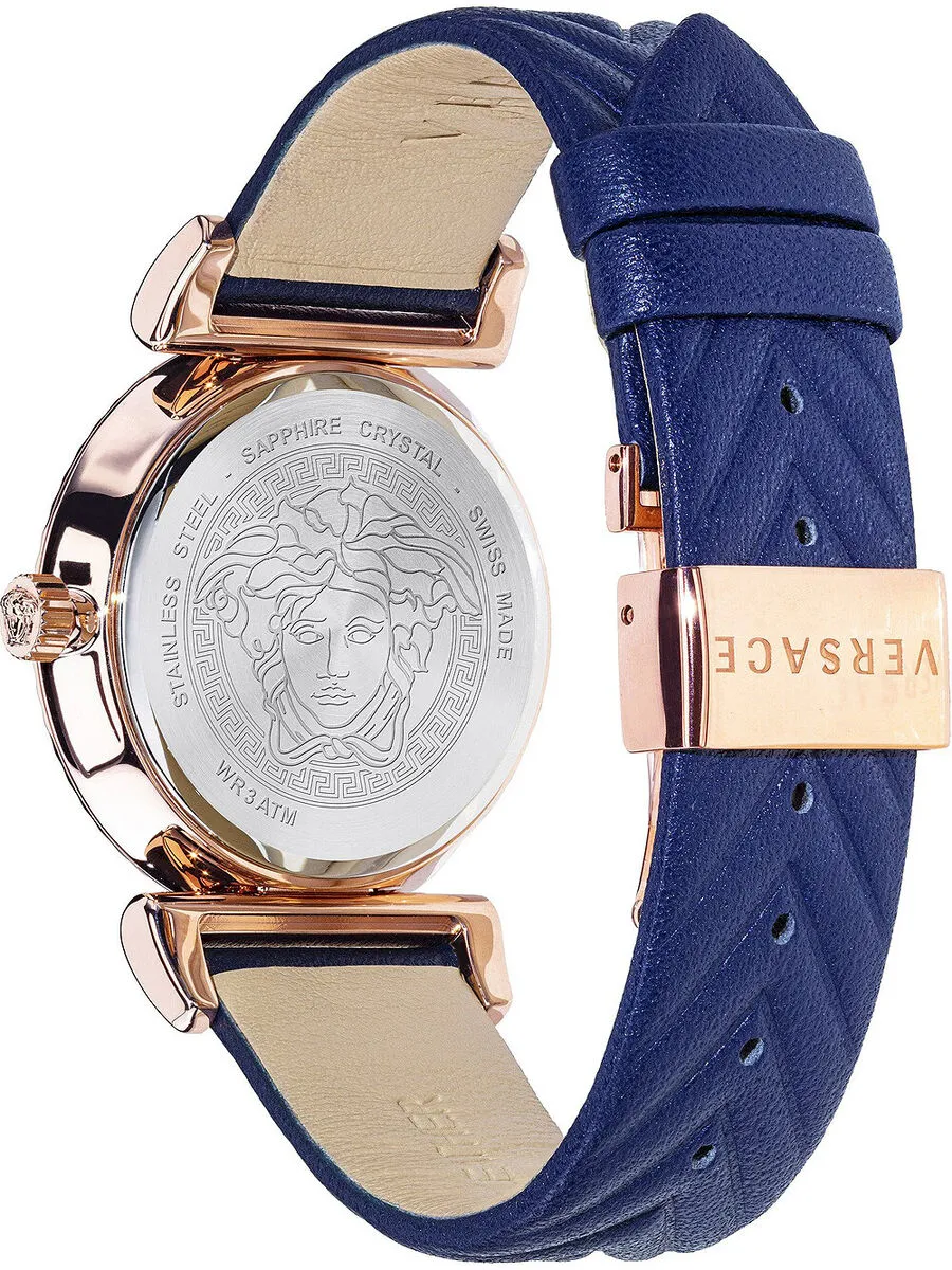 Versace Ladies Watch V-Motif 35mm Blue VERE01720