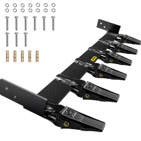 Vevor Bolt-On Tooth Bar Attachment for 60" Bucket 6 Teeth 9.84" Spacing 23TF New