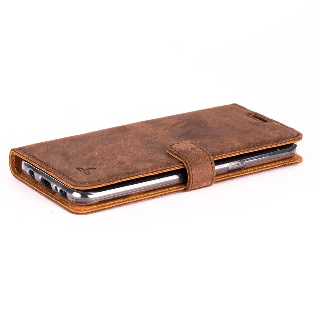 Vintage Leather Wallet - Samsung Galaxy S8 Plus