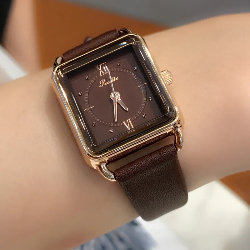 Vintage Simple Square Women's Watch