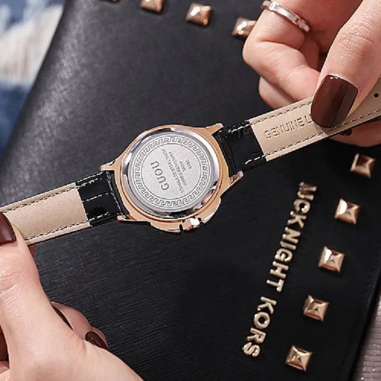 Vortex-shaped Rotatable Women's Watch