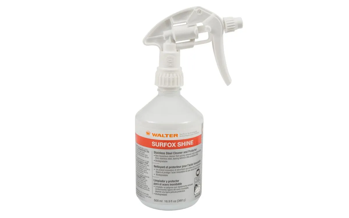 Walter SURFOX™ Shine Stainless Steel Cleaner and Protector