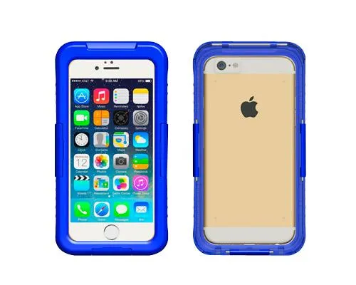 Waterproof Series iPhone 6 Plus and 6S Plus PC Case - Blue