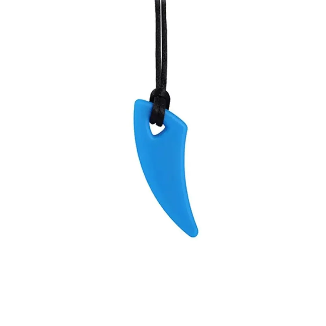 Wolf Tooth Sensory Chew Necklace - Free Hygiene Case