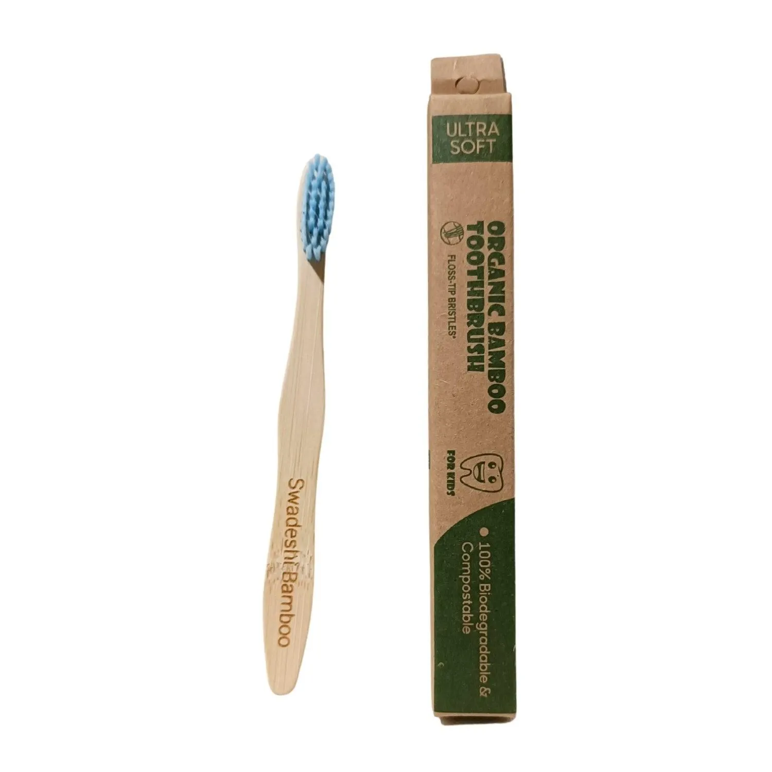 Wooden Bamboo Toothbrush | Pack of 1 | Ultra-Soft Bristles | BPA Free | Biodegradable and Compostable