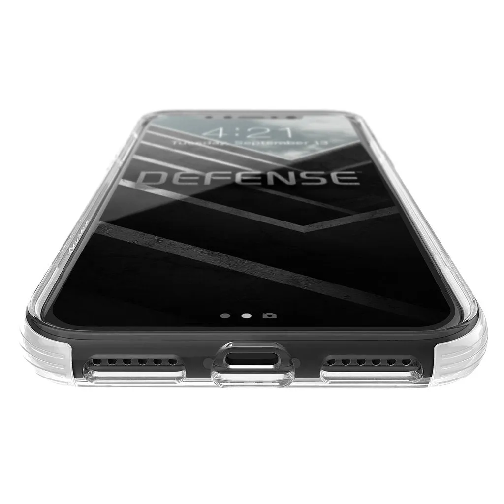 X-Doria Defense Clear Military Grade Triple Layer Drop Protection Case Cover