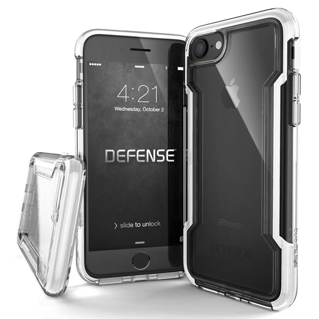 X-Doria Defense Clear Military Grade Triple Layer Drop Protection Case Cover