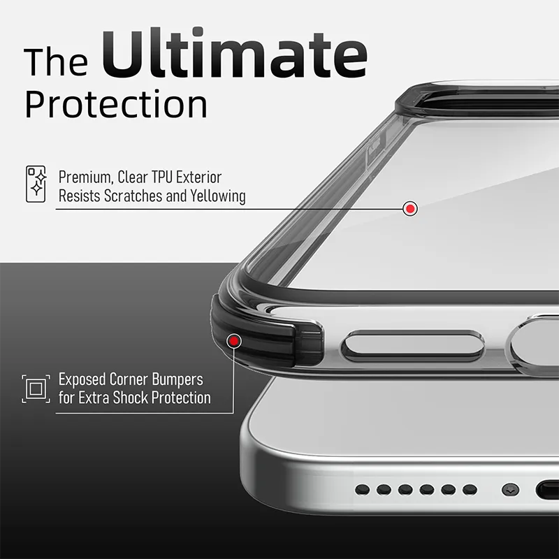 X-Doria Defense Clear Military Grade Triple Layer Drop Protection Case Cover