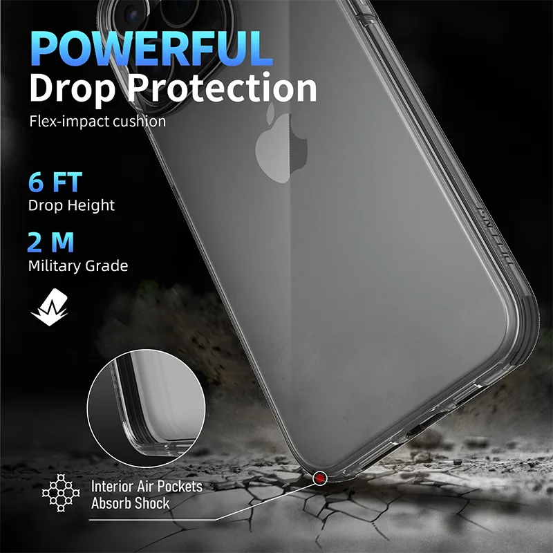 X-Doria Defense Clear Military Grade Triple Layer Drop Protection Case Cover