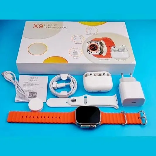 X9 Unique Combination Smart Watch With Airpods Pro 2