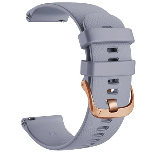 Xiaomi Amazfit Smart Watch, Smart Watch 2 compatible Silicone Watch Straps with Rose Gold Buckles