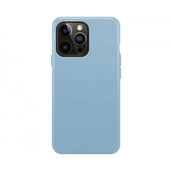 Xqisit Silicone Case for iphone 14 Pro 6.1" Blue Fog - 50548